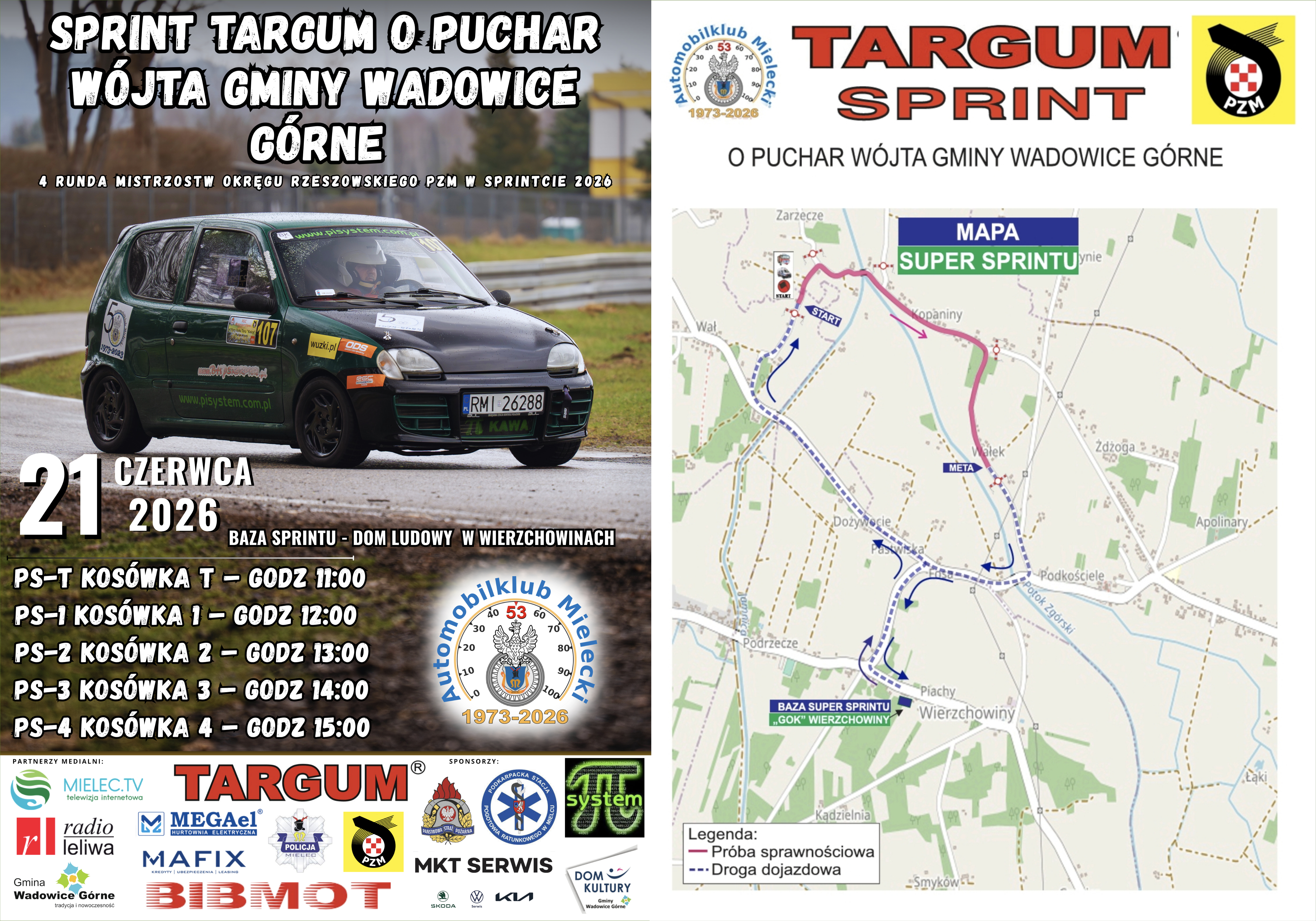 ALT Ruszyły zapisy na Sprint TARGUM o Puchar Wójta Gminy Wadowice Górne
